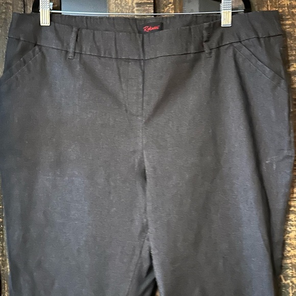 Rekucci Charcoal Bootcut Stretch Pants, Size 20W - Picture 1 of 3